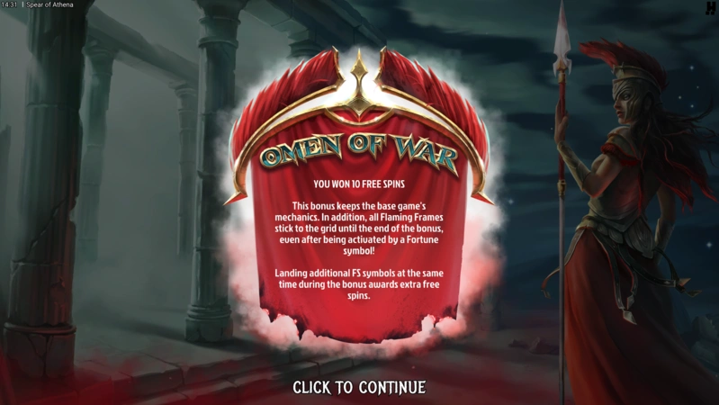 Darmowe Spiny Slotu Spear of Athena